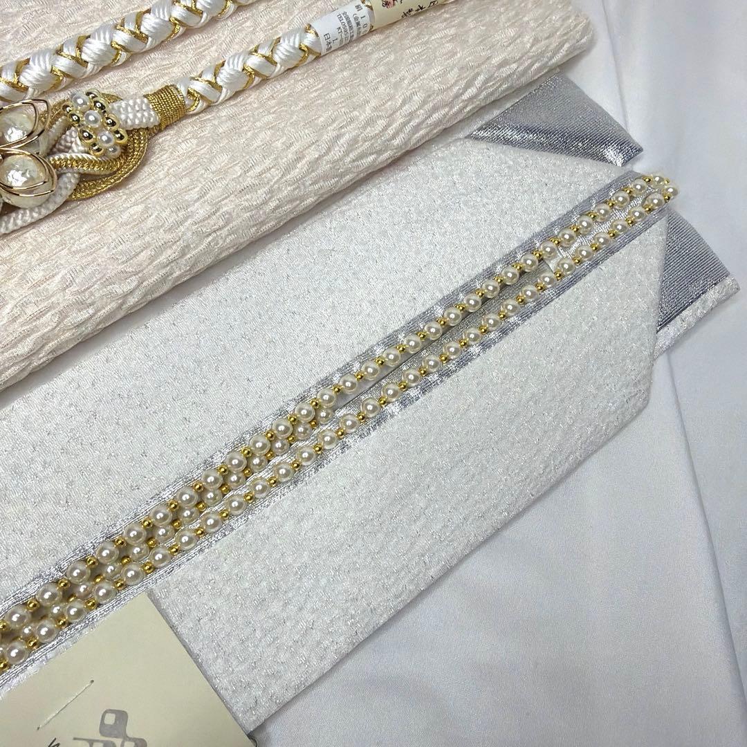 新品　2026年モデル　新作　帯締め　帯揚げ　半襟　重ね襟　白　振袖用