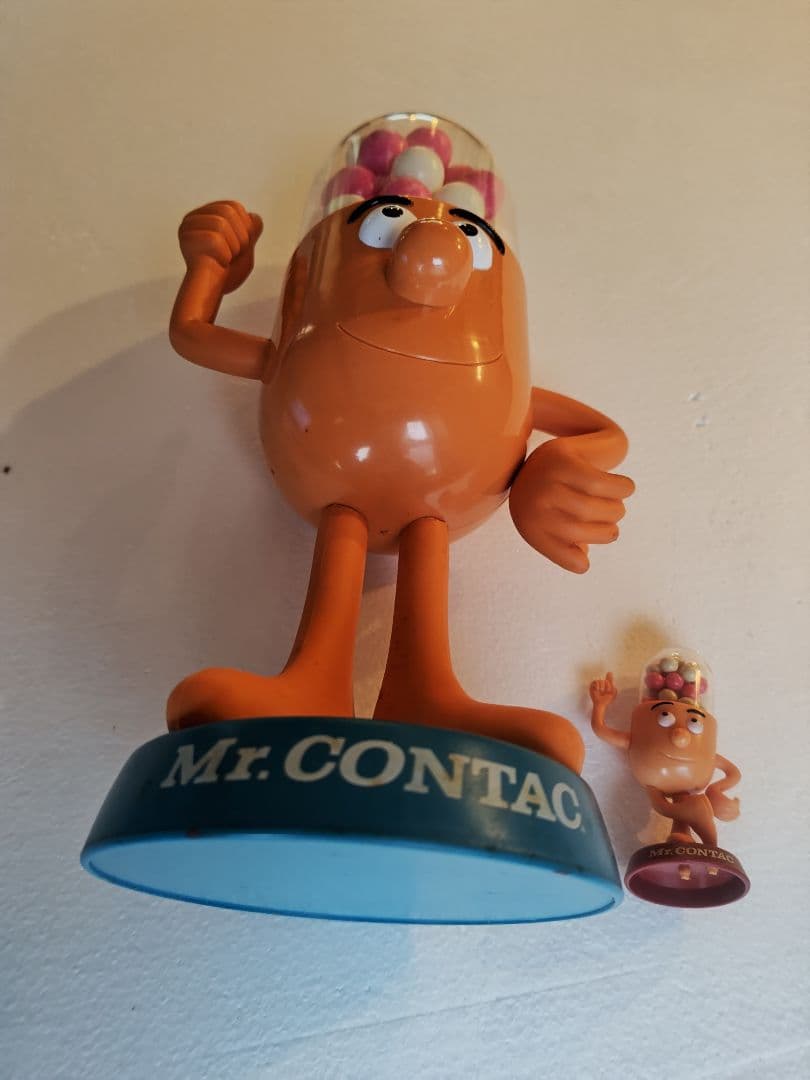 Mr. CONTAC ミスターコンタック人形「大」「小」セット　非売品