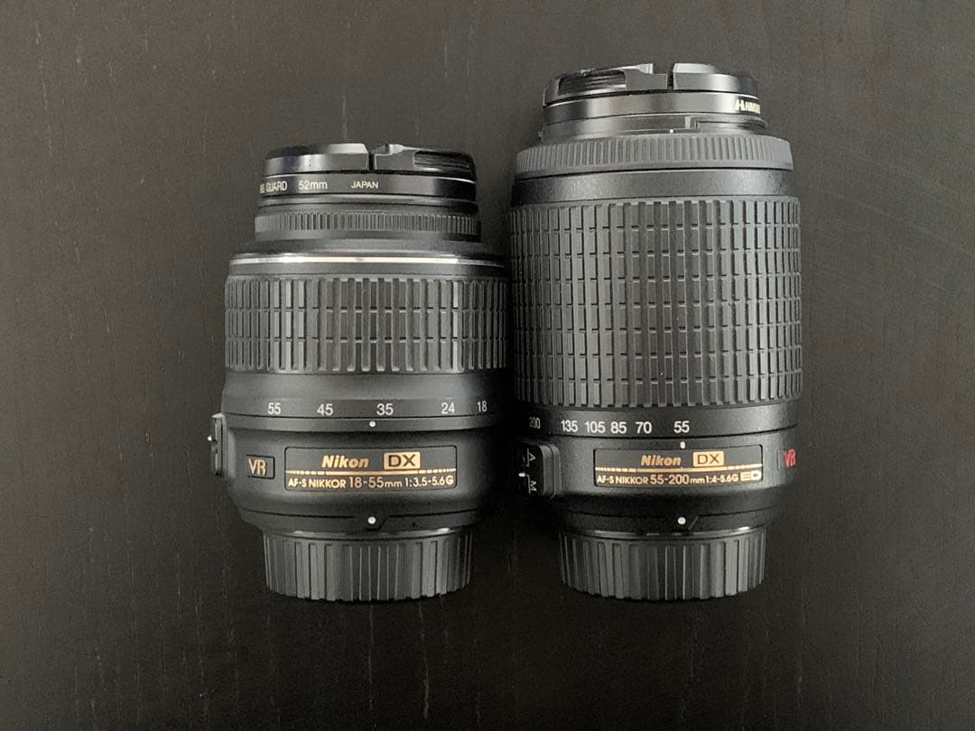 Nikon ズームレンズ 18-55mm & 55-200mm セット