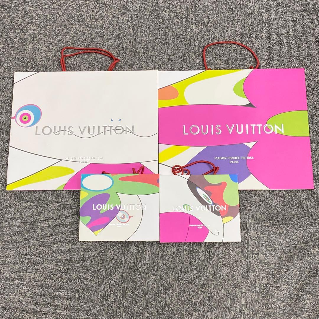 ルイヴィトン　村上隆　コラボ　ショップ袋4点セット　ショッパー　紙袋