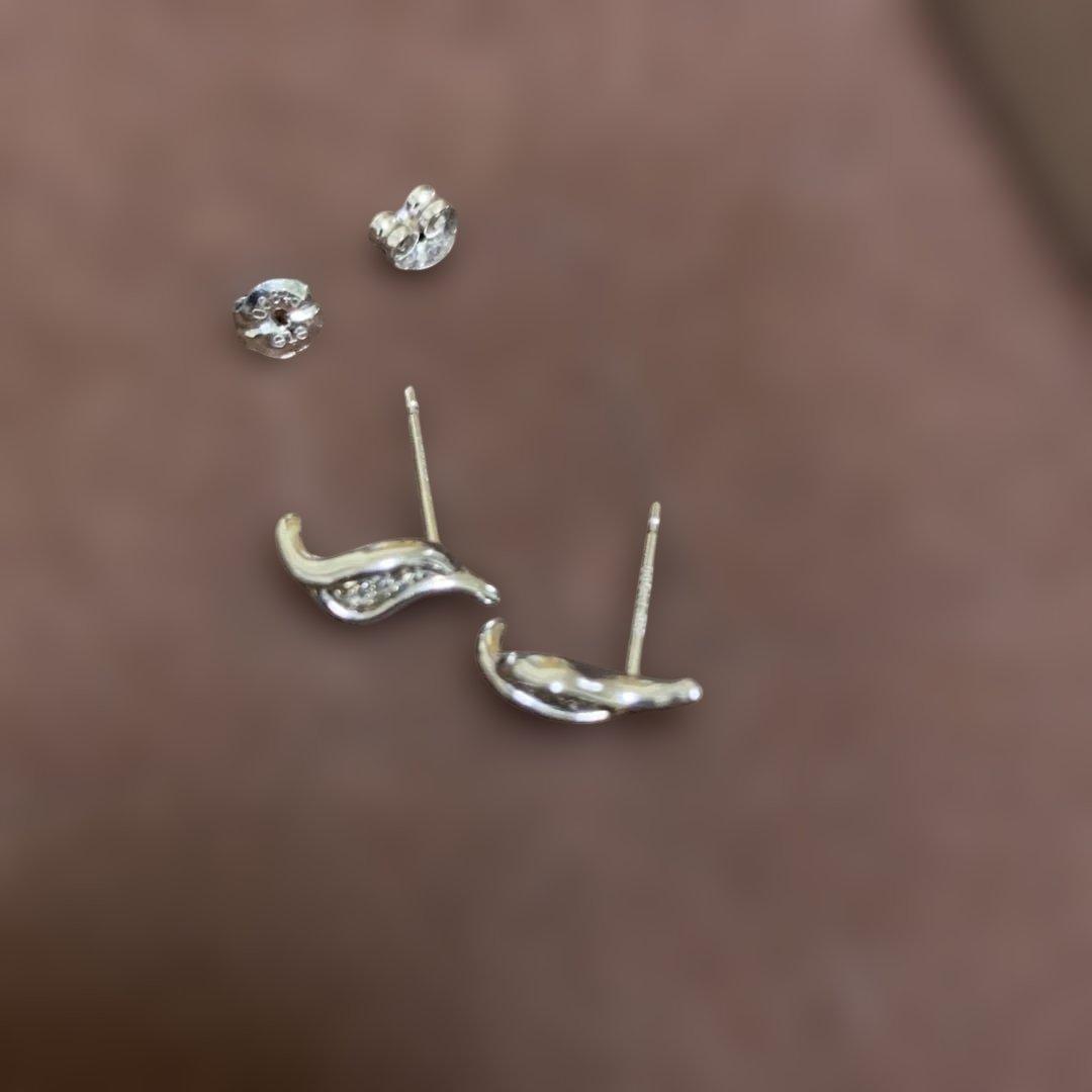 メ*3様 ete PT501 プラチナダイヤモンドピアス