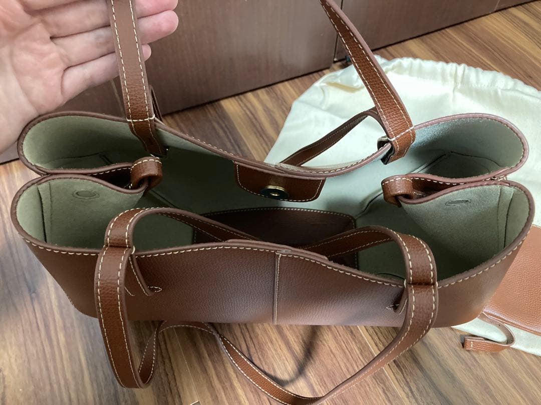 公式サイト購入　POLÈNE Cyme mini キャメル