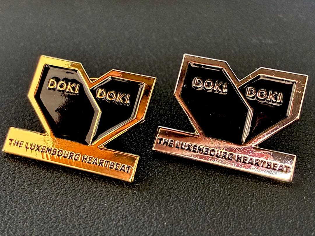 関西万博 ルクセンブルク ピンバッジ ゴールド シルバー 2個