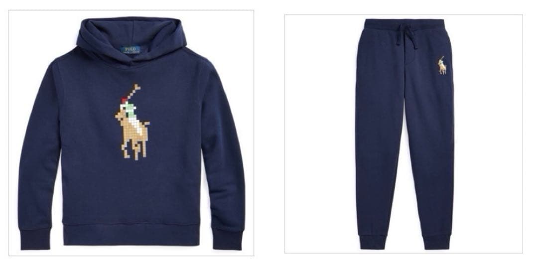 ラルフローレン　ゲーミング裏起毛プルパーカー&ジョガーパンツ　L（14〜16）