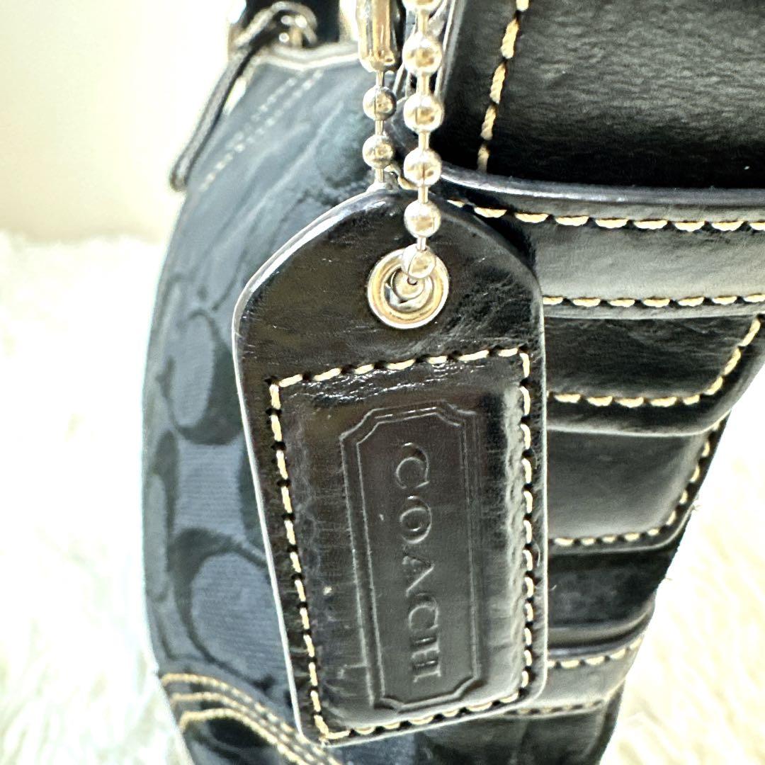 バッグ COACH Signature Canvas Hobo shoulderbag