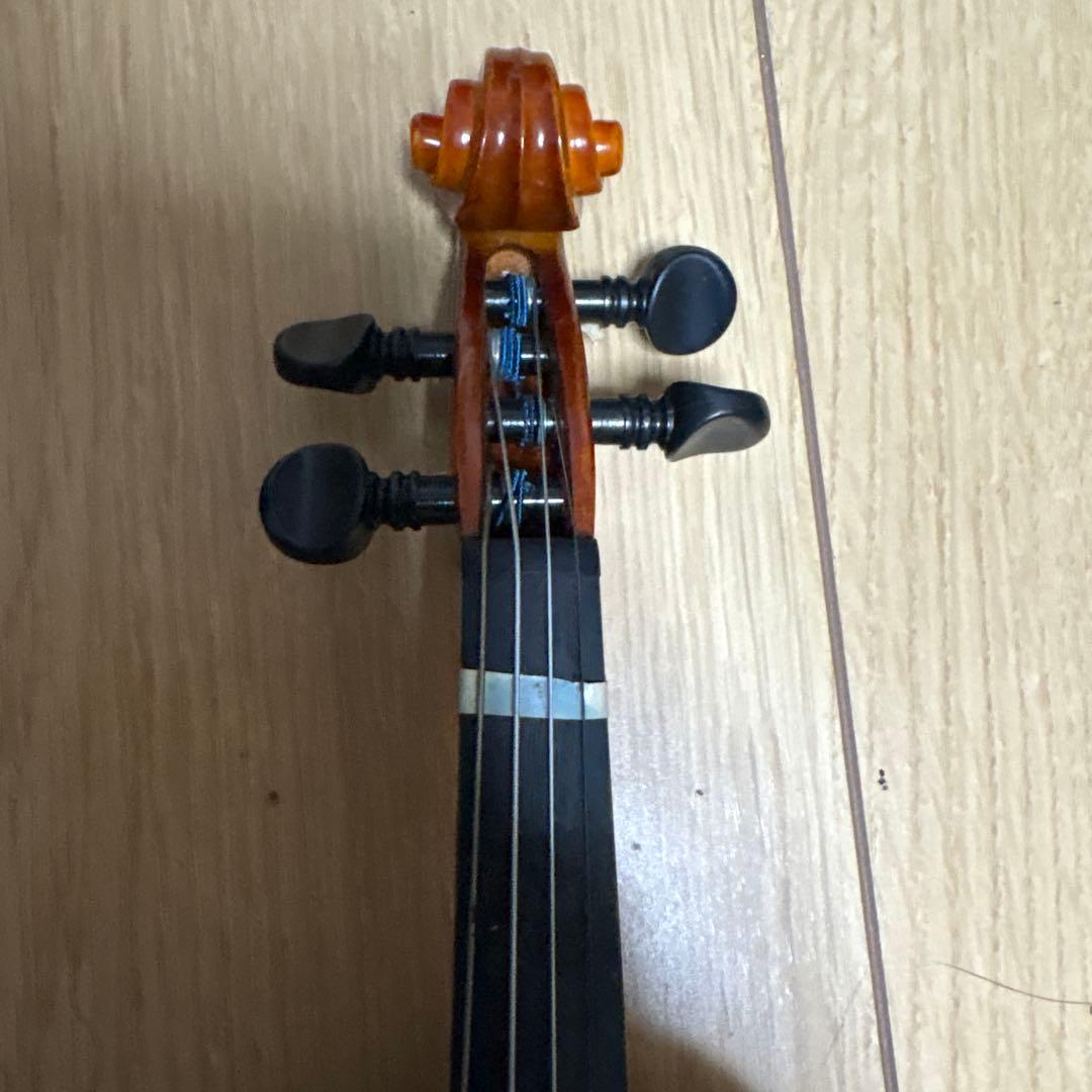 スズキバイオリンNO200セット子供用1/16中古品　弓・ハードケース付き