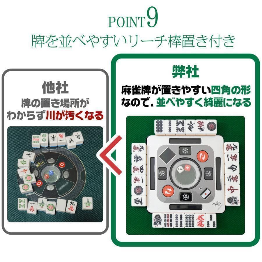 全自動麻雀卓 家庭用折りたたみ 麻雀卓 全自動卓33mm ブラック 2126