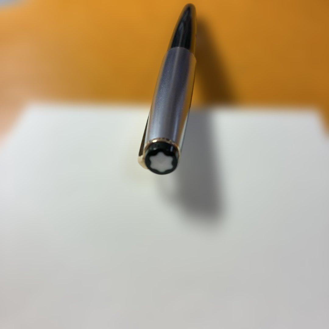 montblanc モンブランシルバーとグリーン　No.32 キャップ式万年筆