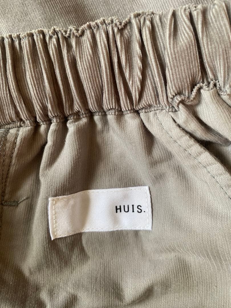 huis 遠州織物 みじんコール サルエルバルーンパンツ コーデュロイ