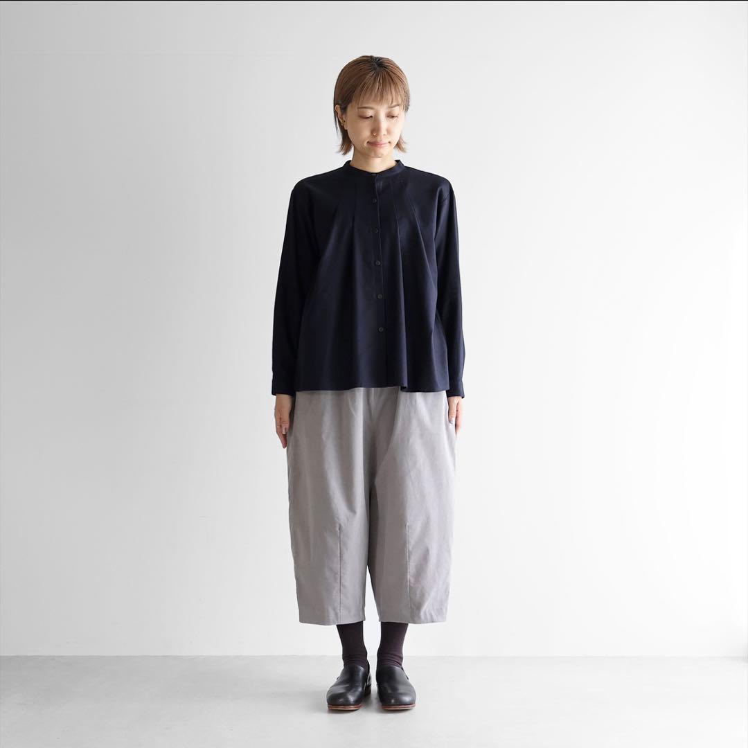 huis 遠州織物 みじんコール サルエルバルーンパンツ コーデュロイ