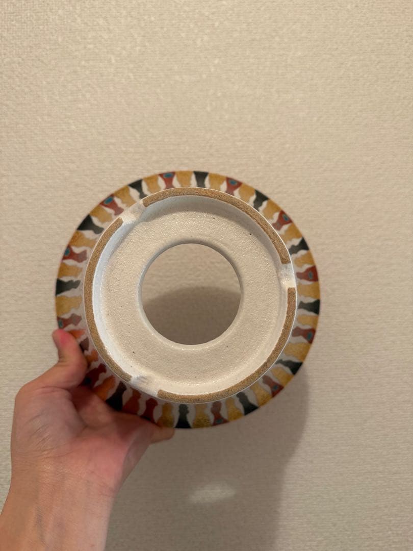 熊本栄司　陶器鉢　鉢底皿付き　作家鉢　グラキリス　アガベ　パキプス