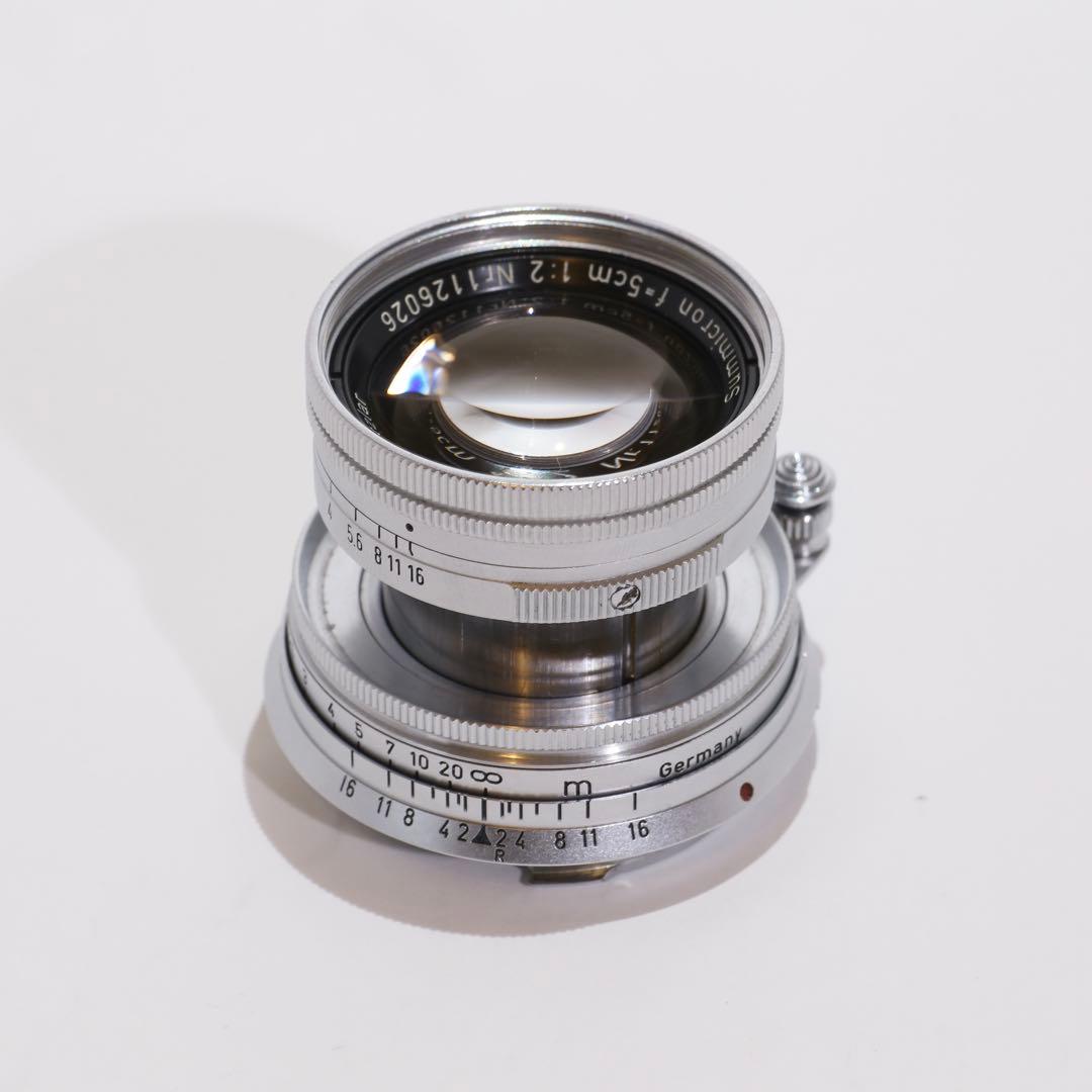 【美品】Leica Summicron 5cm f/2 沈胴Mマウント移行初期