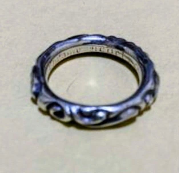 依頼の方専用　クロムハーツ　シルバー 波状装飾 リング 約20mm内径