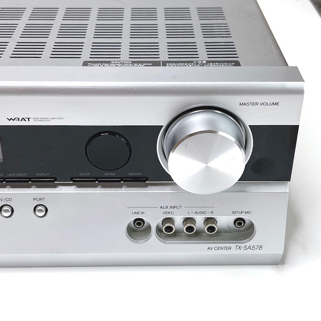 【極美品】 ONKYO TX-SA578 7.1chホームシアター　AVアンプ