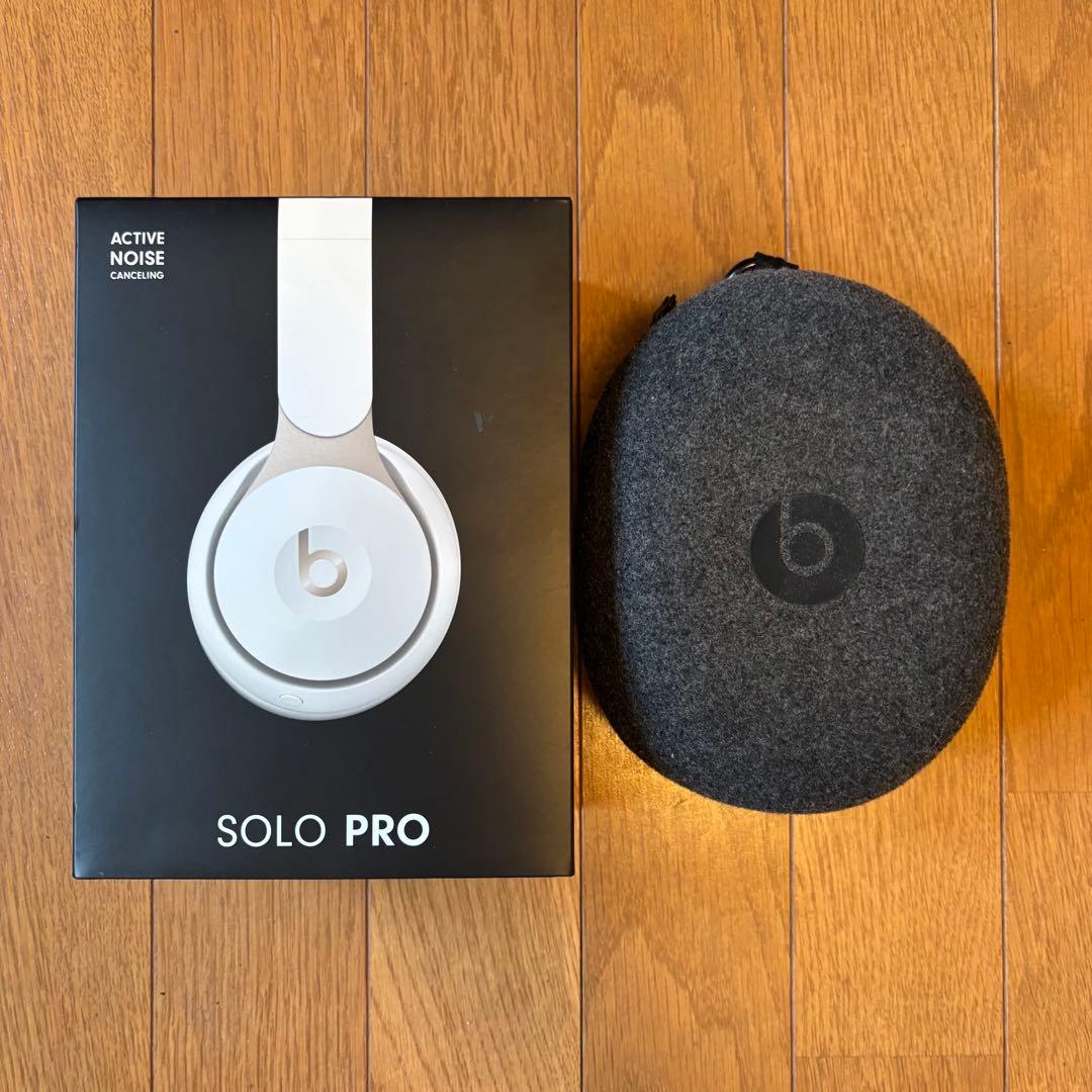 【値下げ対応可】Beats Solo Pro ワイヤレスヘッドホン ホワイト