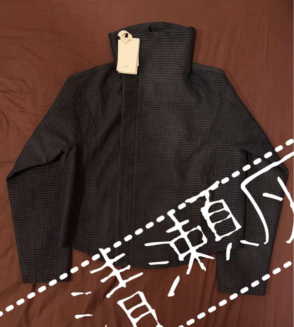 JCAESAR ZIPPER-JACKET WITH H斜めジップジャケット短丈