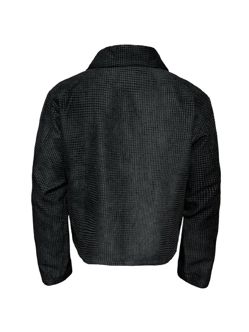 JCAESAR ZIPPER-JACKET WITH H斜めジップジャケット短丈