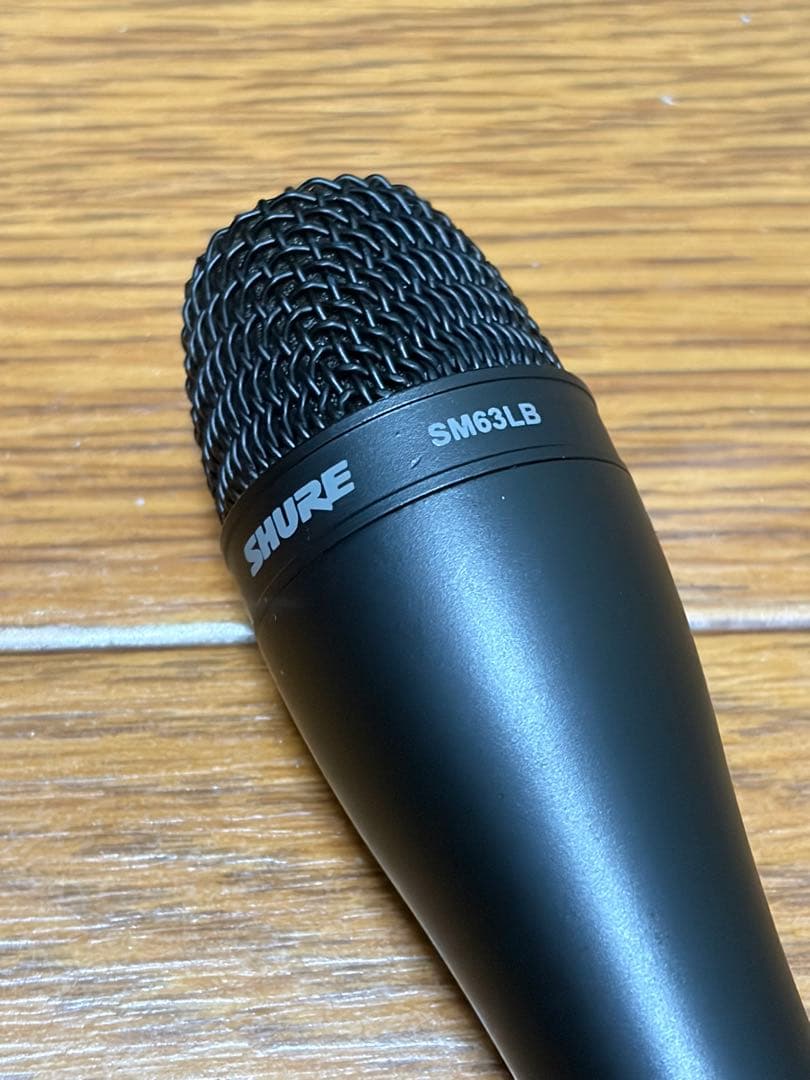 SHURE SM63LB　ダイナミックマイク ブラック