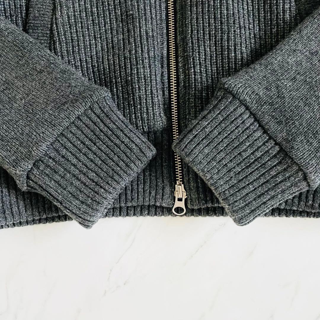 【日本製】マスターバニーエディション　ニットジャケット 裏地付きフード収納