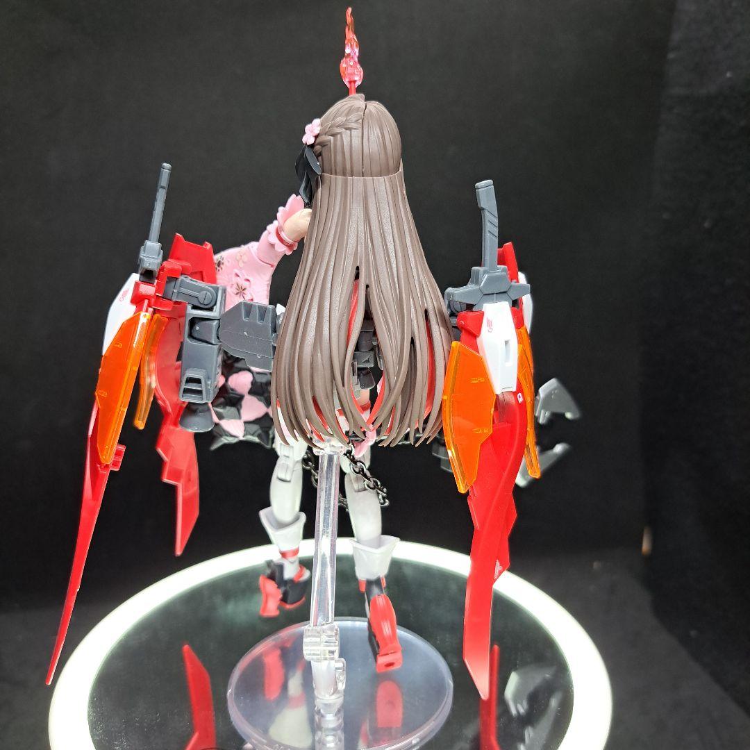 30MS 完成品　シュレミ　ガンダムウイングゼロ炎　スタンド付
