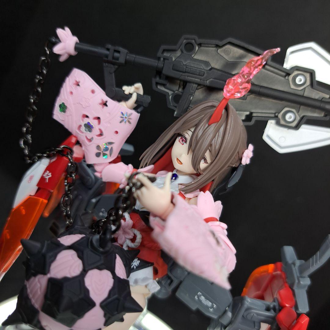 30MS 完成品　シュレミ　ガンダムウイングゼロ炎　スタンド付