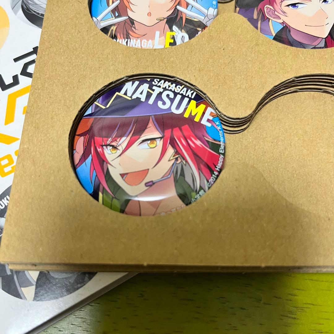 あんスタ 缶バッジ 5個 レオ 夏目 敬人 宗 なずな