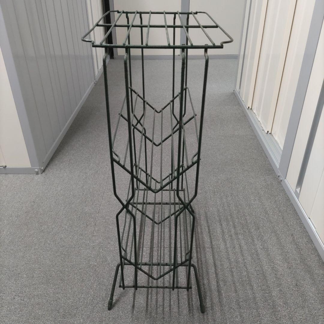 スチールワイヤーラック ヴィンテージ レコードラック ギャラップ厚木