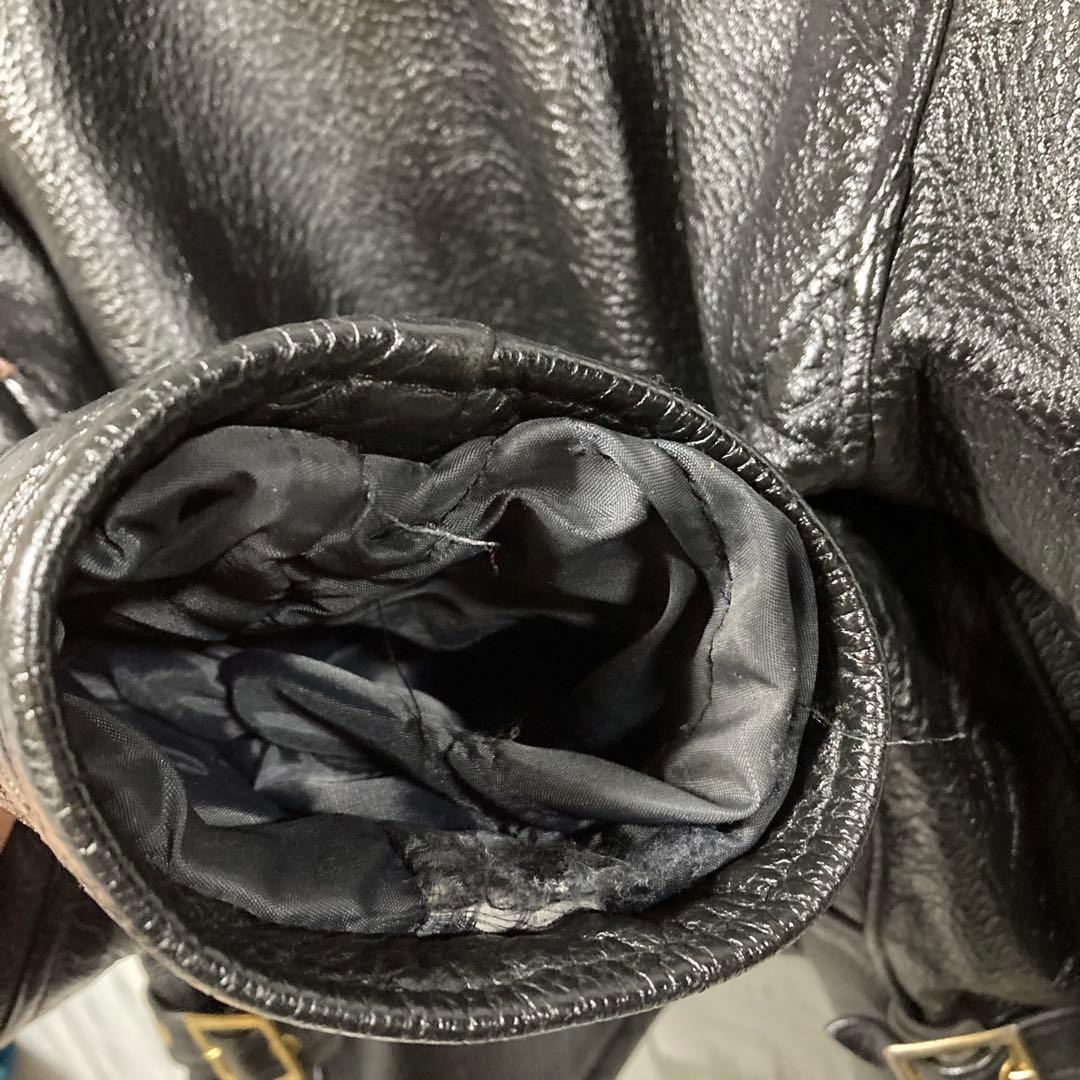 Schott ショット　シングルライダース　42 ダークブラウン　681