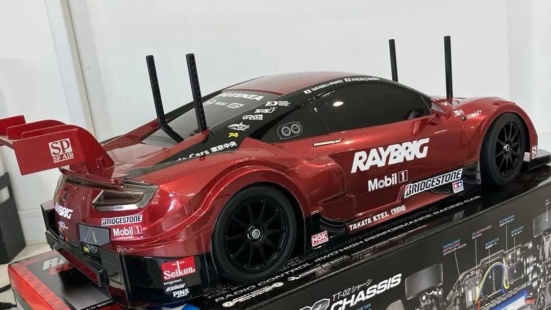未走行品　タミヤ RAYBRIG NSX レイブリック　ラジコン　tt02