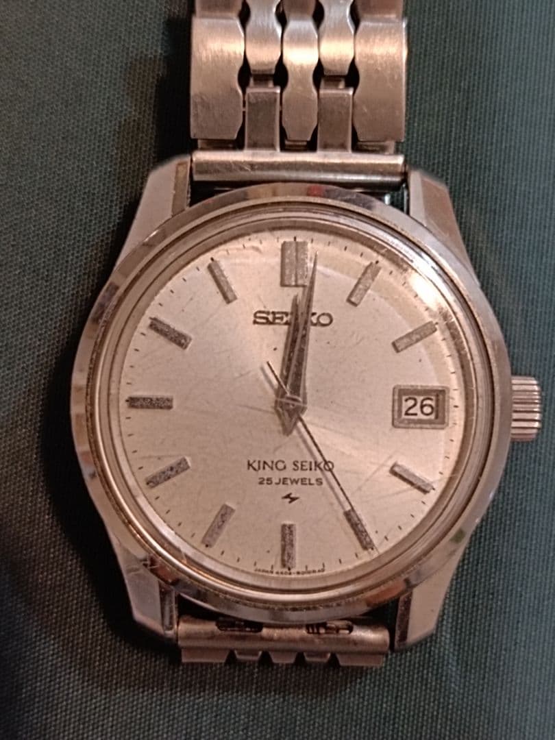 KING SEIKO 自動巻き時計 ステンレスバンド