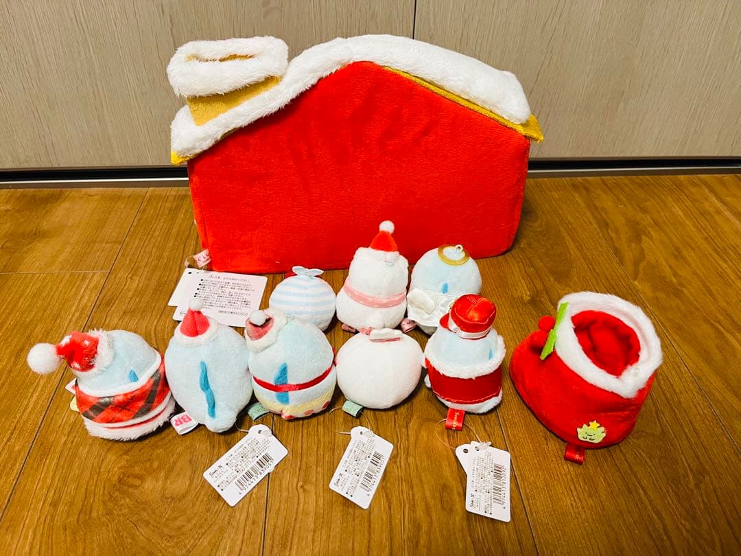 すみっコぐらし　クリスマス　てのりぬいぐるみセット