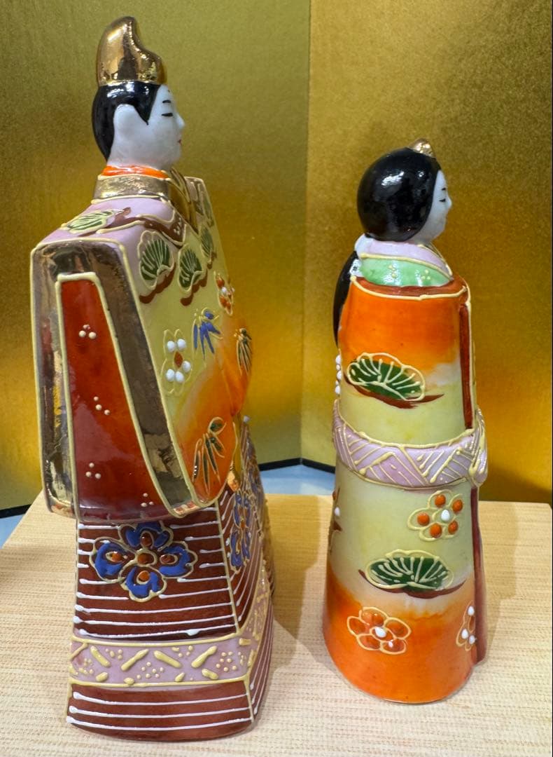 九谷　雛人形 立雛　おひなさま