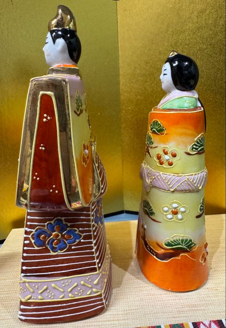 九谷　雛人形 立雛　おひなさま