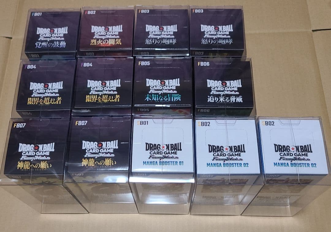 未開封テープ付　MANGA BOOSTER 01 02+その他13BOX