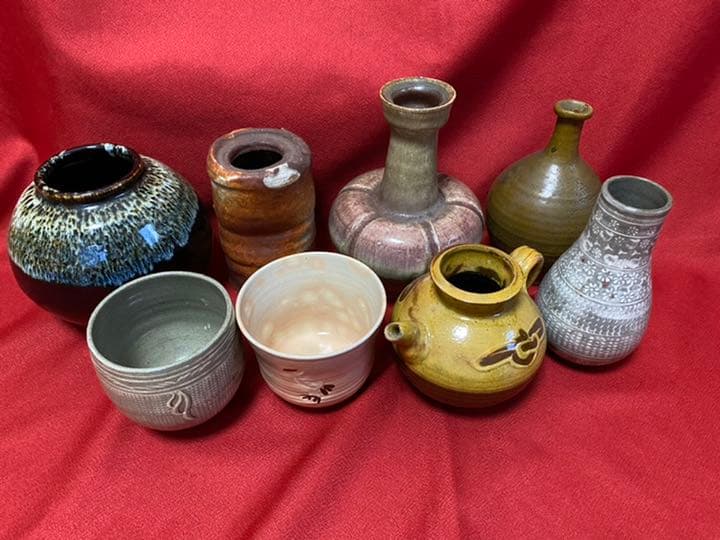陶器　かなり古い　陶芸品　8個セット