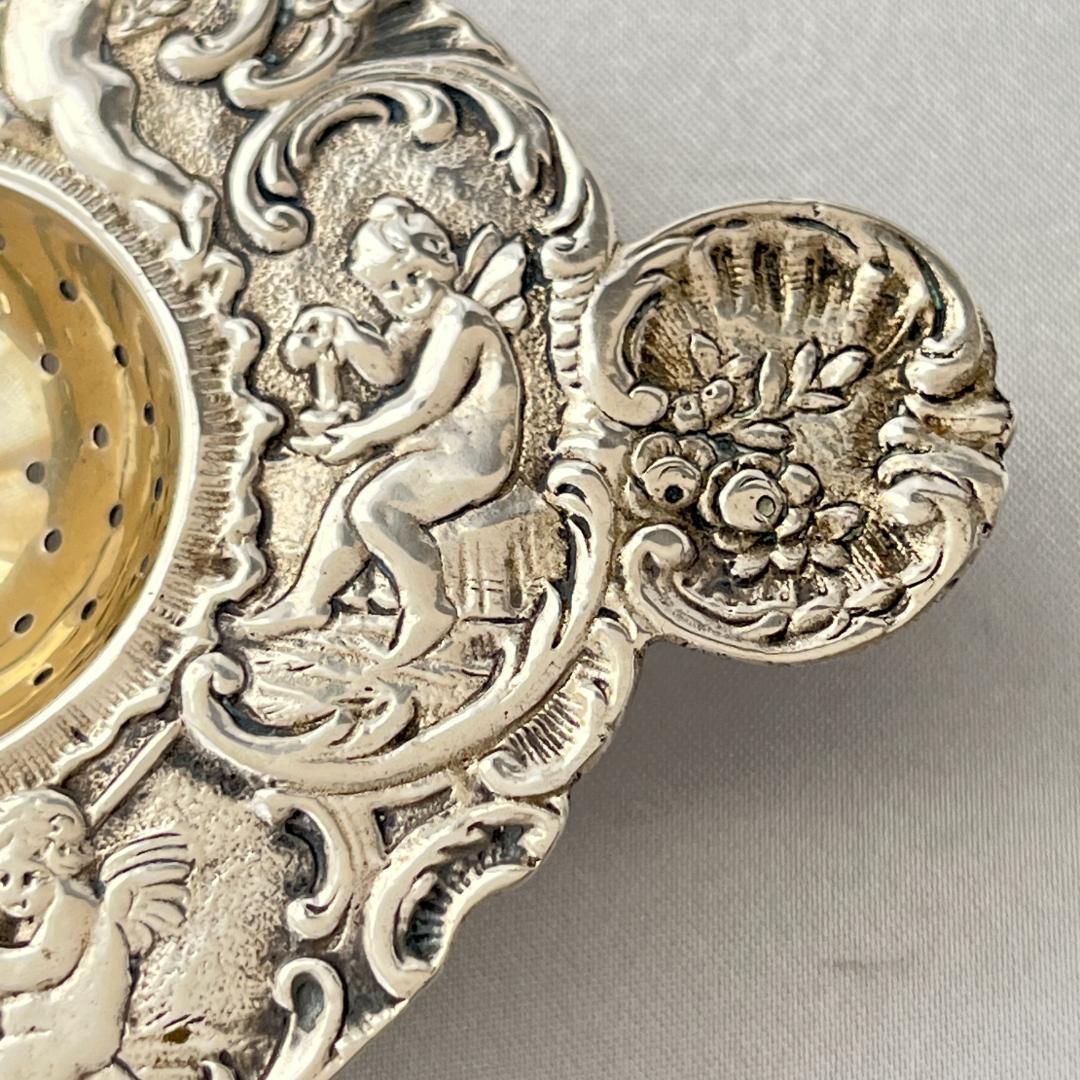 【ドイツ】 天使のティーストレナー【純銀】