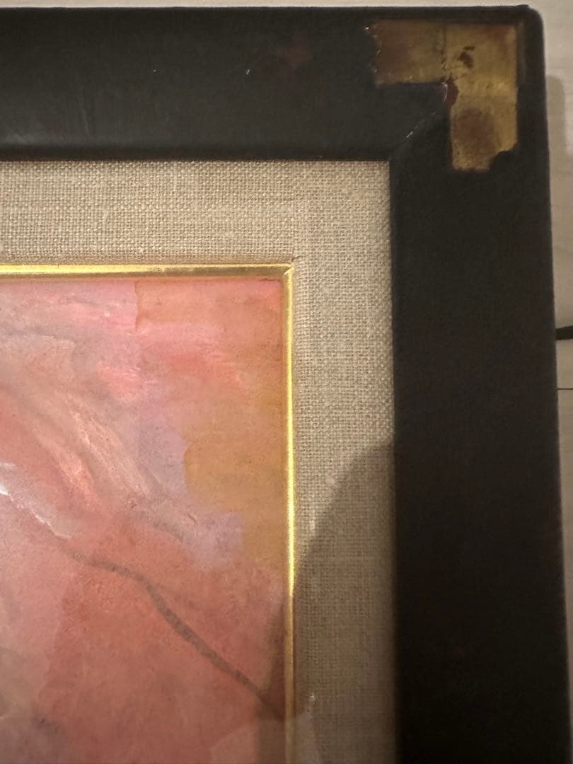 織田広喜　油絵　少女 F3