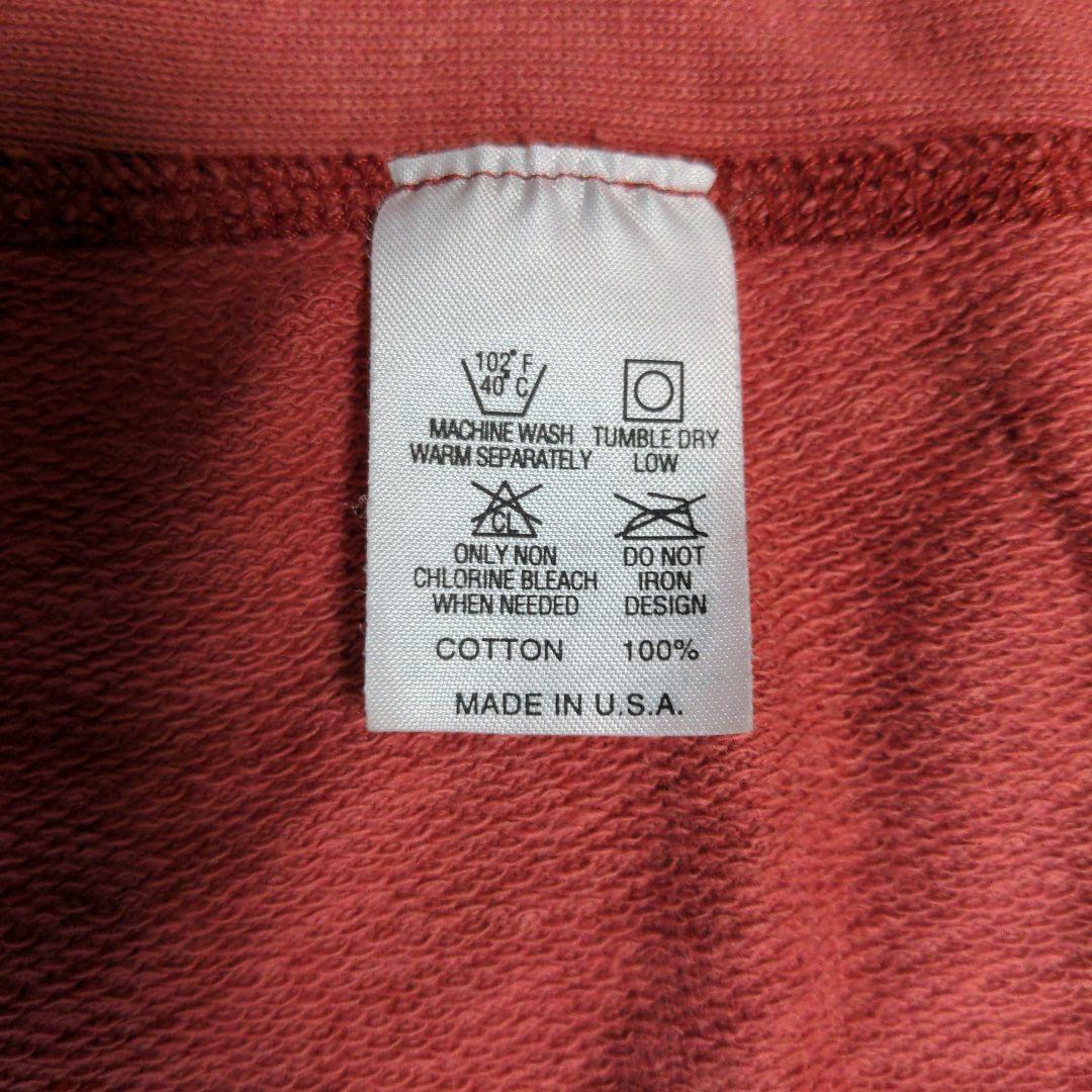 ビンテージ チャンピオン ジップパーカー レッド S