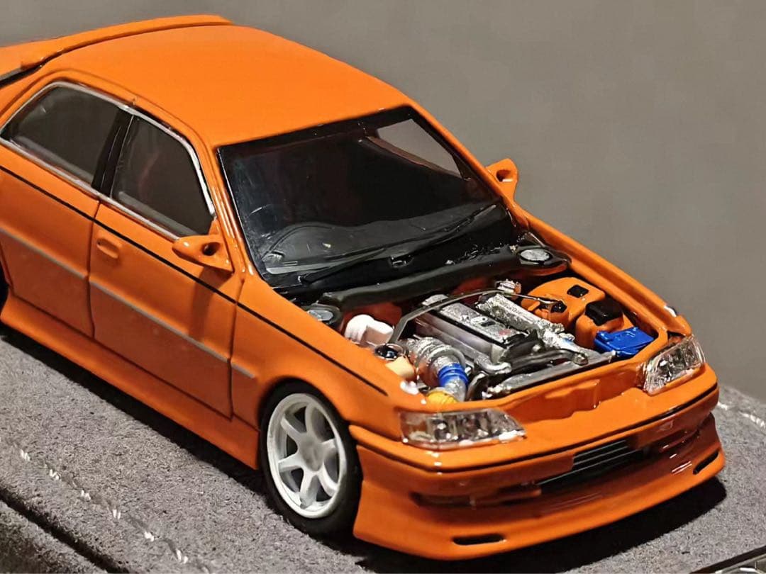【展示会限定999台】Mortal 1/64 Toyota Crestaオレンジ