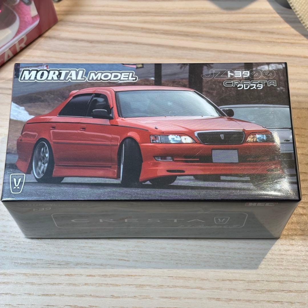 【展示会限定999台】Mortal 1/64 Toyota Crestaオレンジ