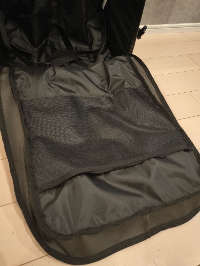 【美品】無印良品 撥水ソフトキャリーケース 40L　カーキ色