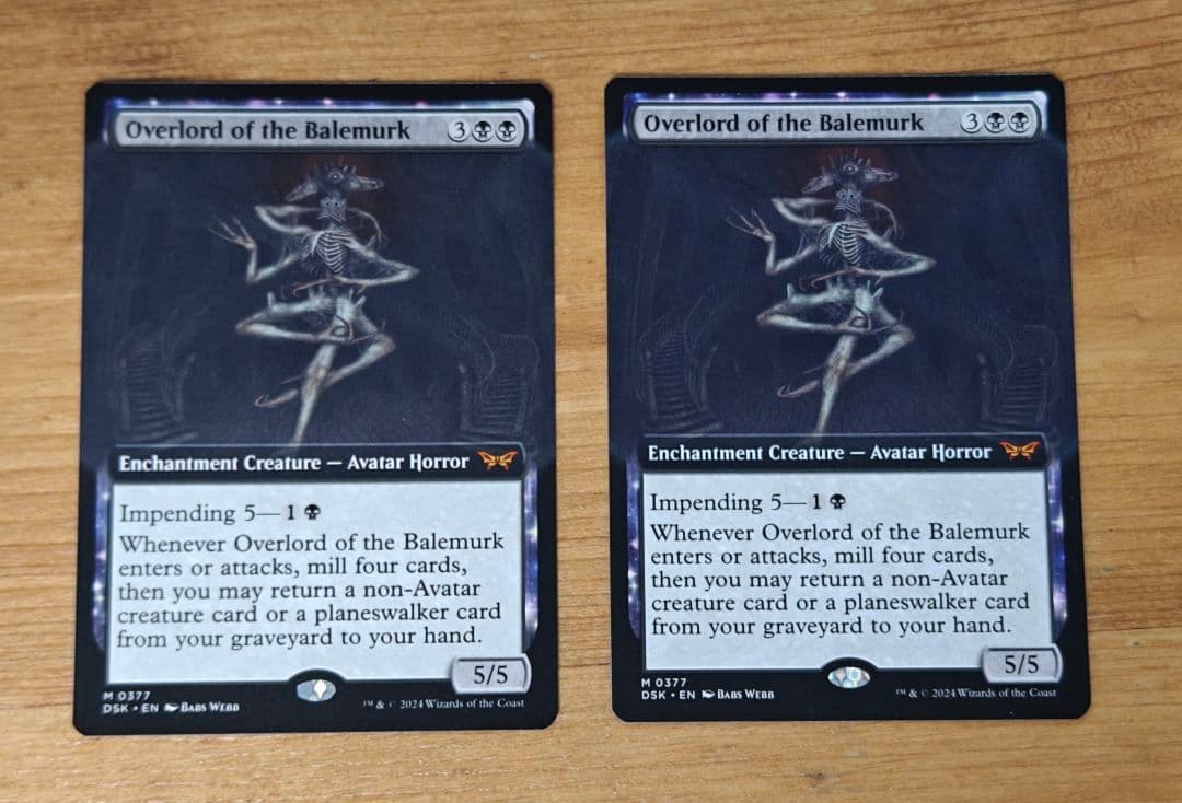 MTG ベイルマークの大主 2枚 英語 DSK ダスクモーン 拡張