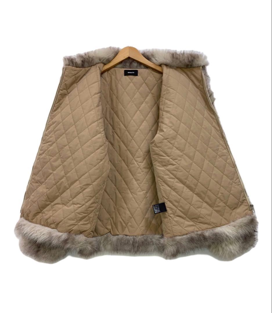 BREATH フォックスファー ジャケット グレー 24FW MOSS