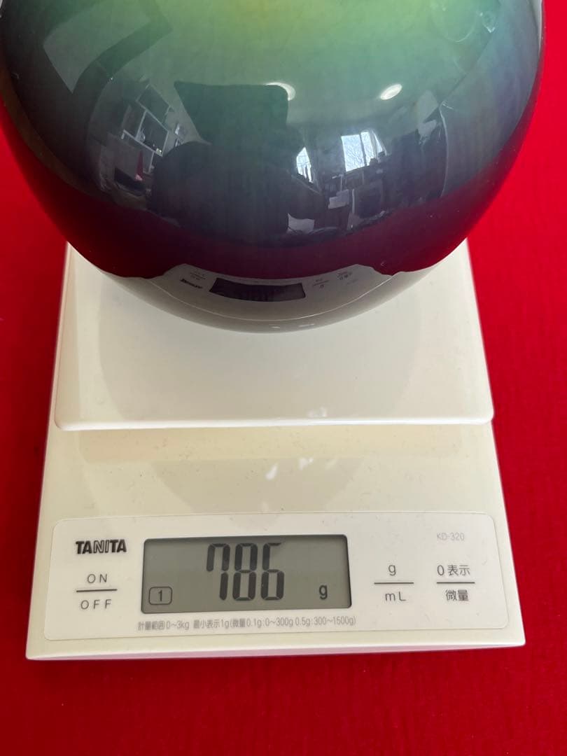 人間国宝 三代 徳田八十吉（正彦銘）花生 約26.5㎝ T188 共箱 陶歴付