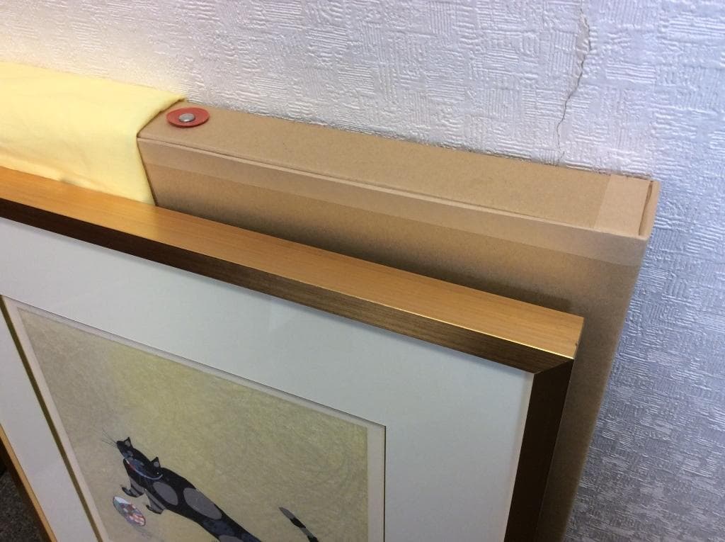 美品 フジ子・ヘミング 「猫十態 スージィー」直筆サイン・限定15/200 木版