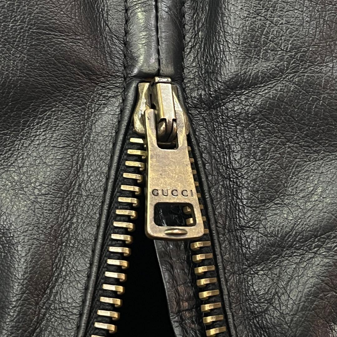 GUCCI グッチ レディース 牛革レザースカートサイズ38