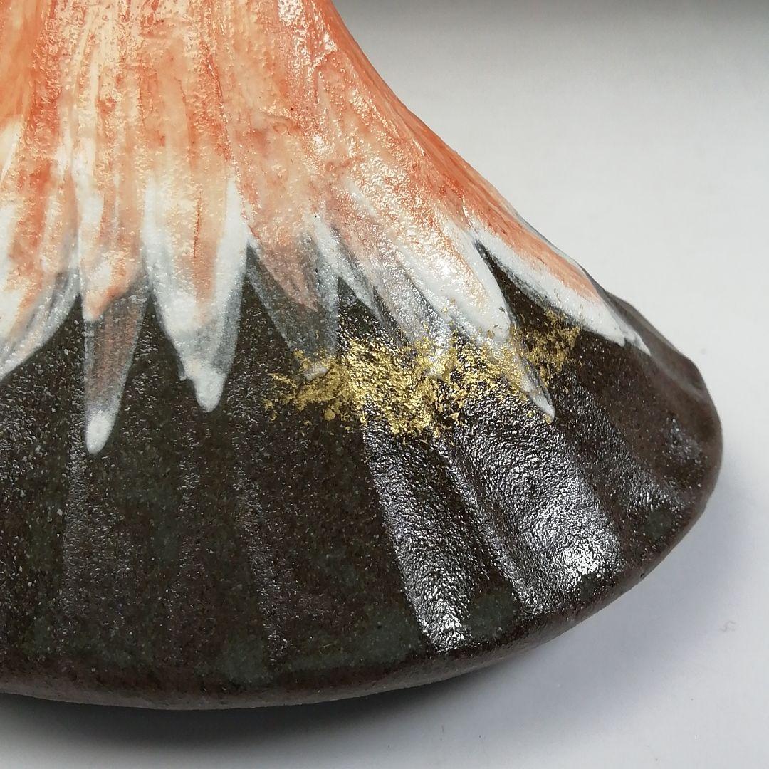 Ｔ７４６　香合　『富士山』『中村良二 造』　共箱　茶道具