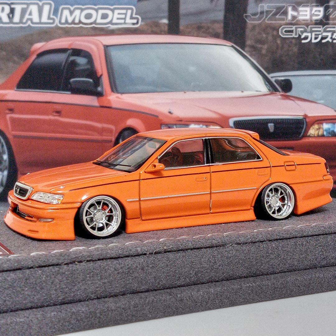 モータルモデル JZX100 クレスタ 改 オレンジ