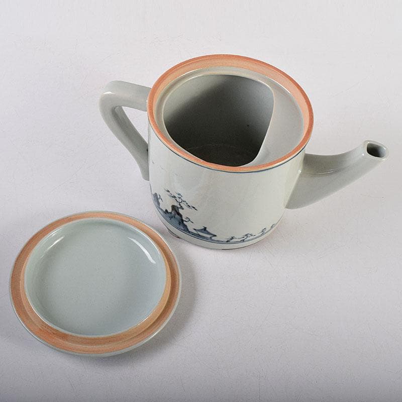 Palm Tree　古伊万里写　染付　山水文　水注　共箱　V　7975C