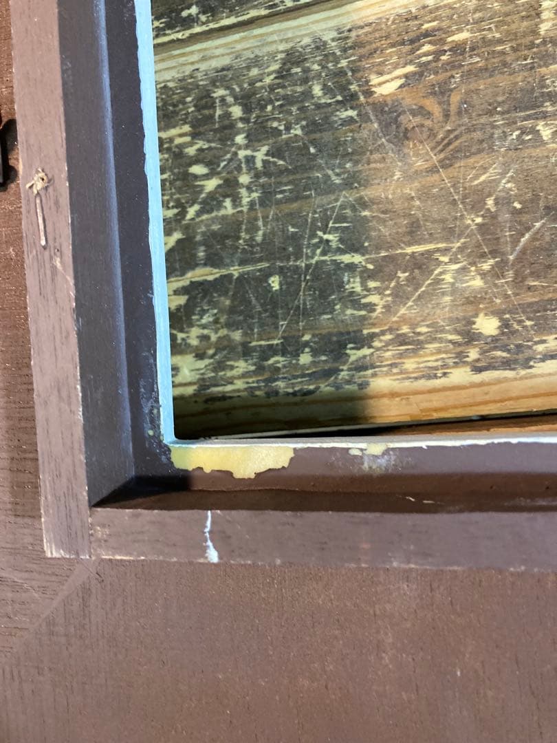 h 額縁　壁掛けインテリア　ヴィンテージ　アンティーク調　木製　ヨーロピアン風